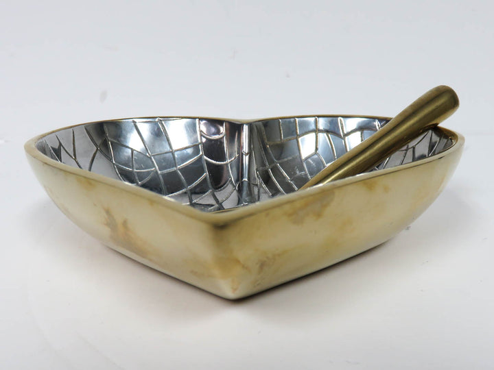 Croco Nut Dish & Spoon