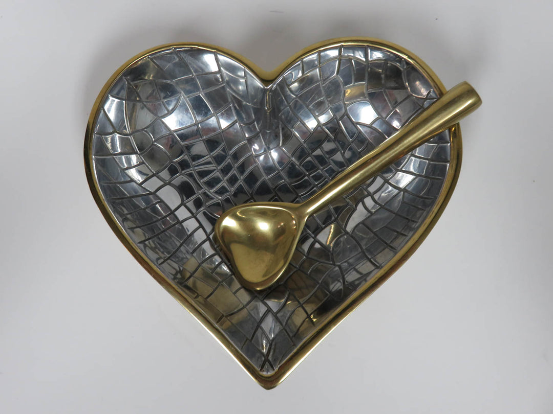 Croco Nut Dish & Spoon