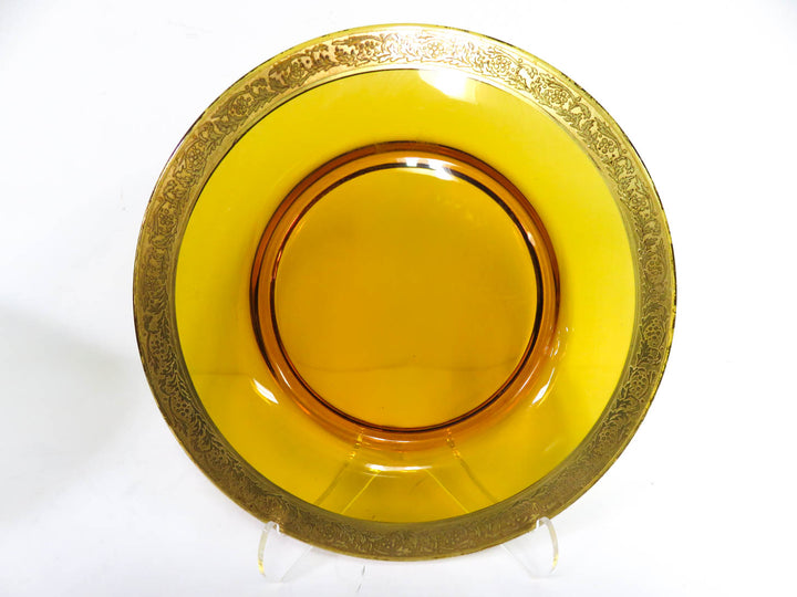 Tiffin Gold Rimmed Salad Plates
