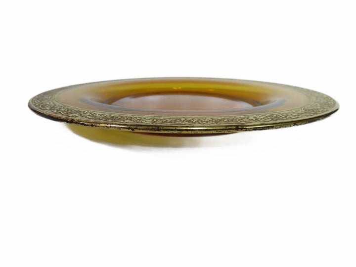 Tiffin Gold Rimmed Salad Plates