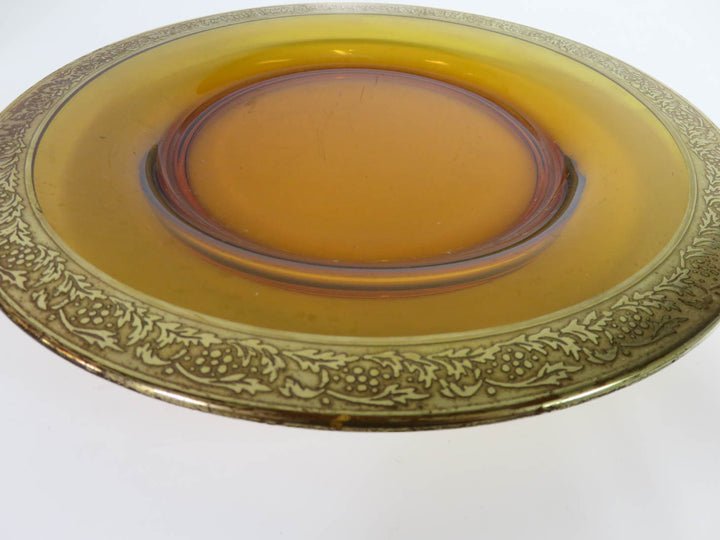 Tiffin Gold Rimmed Salad Plates