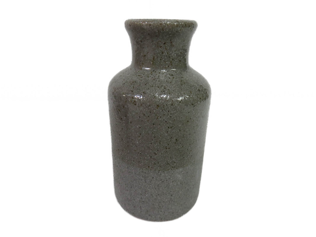 Four Grey Speckled Vases
