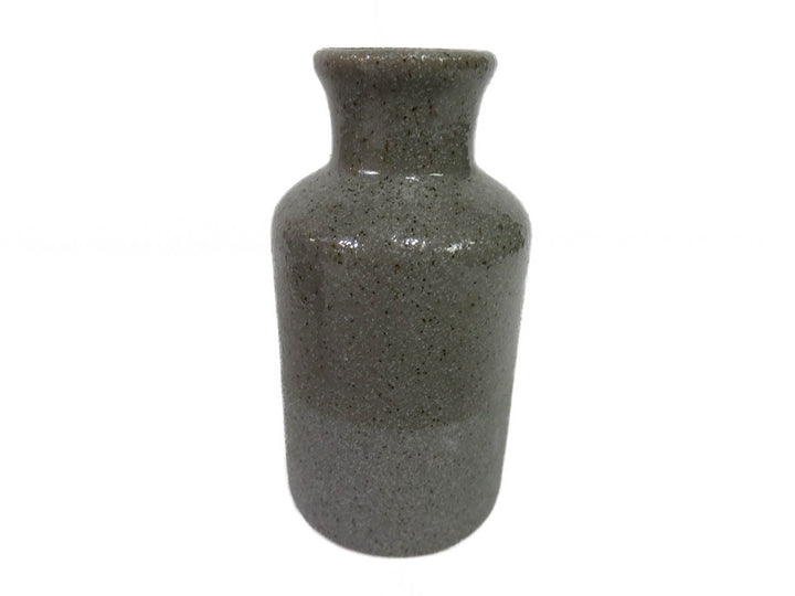 Four Grey Speckled Vases