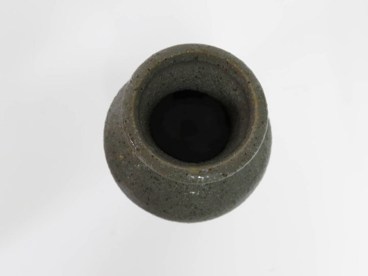 Four Grey Speckled Vases