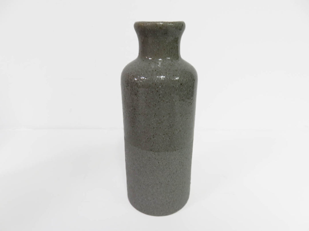 Four Grey Speckled Vases