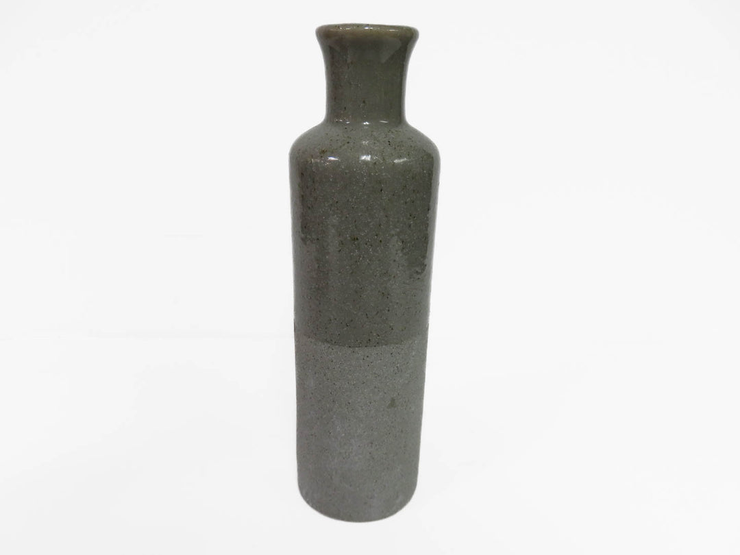 Four Grey Speckled Vases