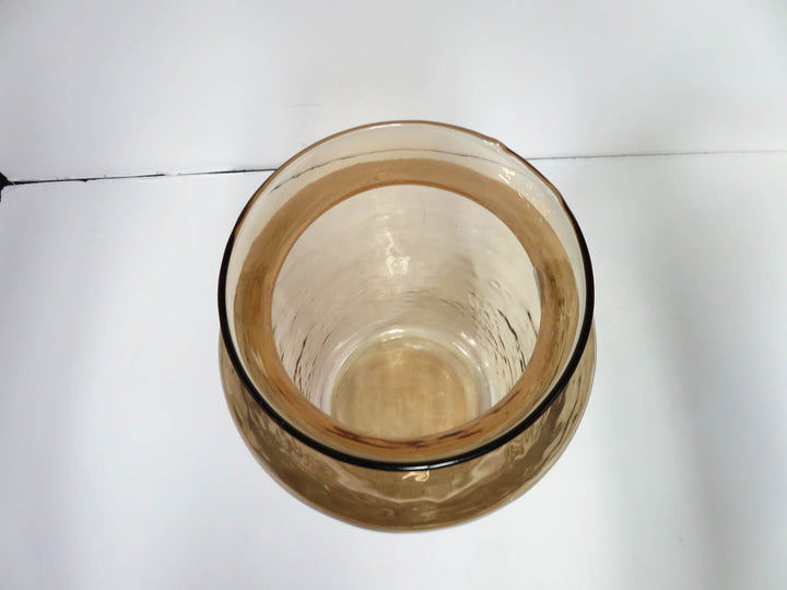 Amber Glass Vase