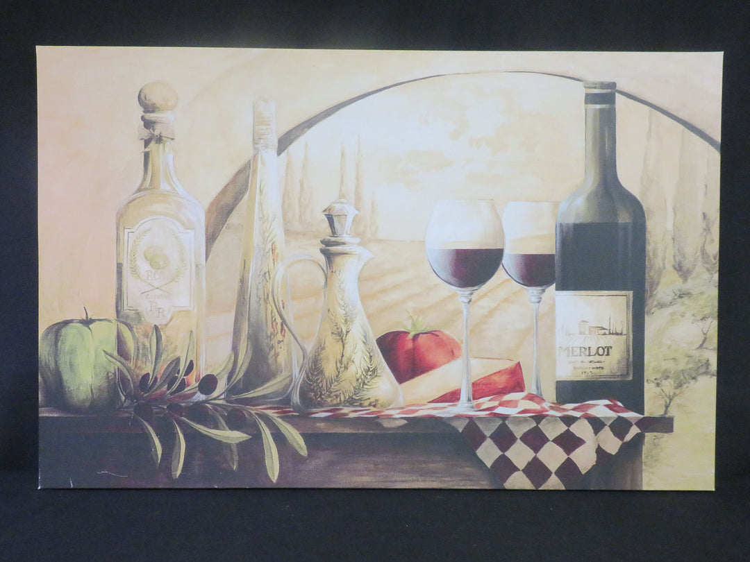 Wine Themed Canvas Print
