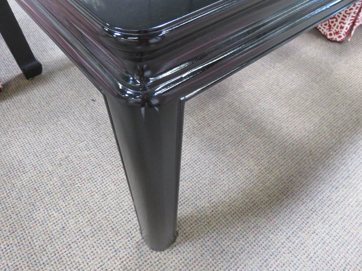 Black Lacquered Dining Table