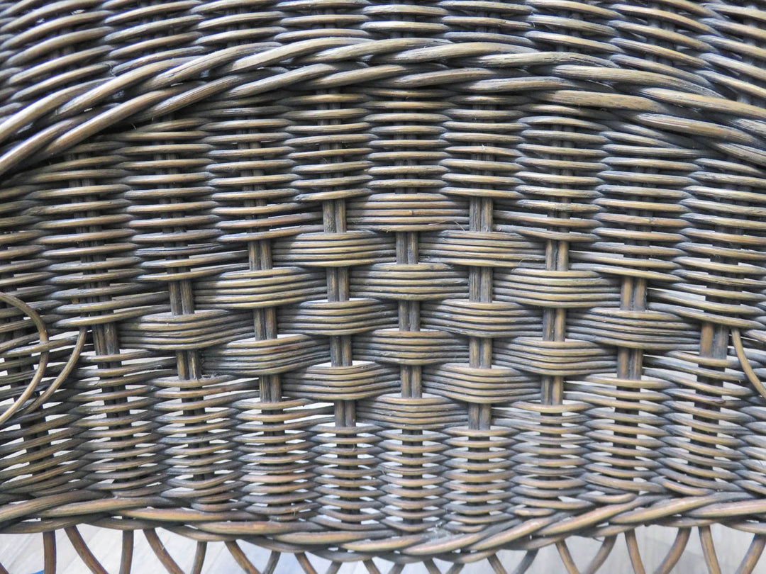 Brown Wicker Porch Chair