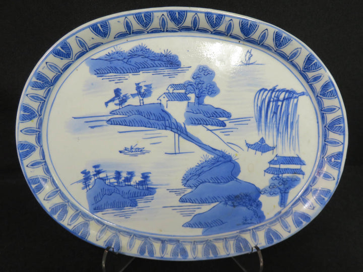 Canton Chinese Blue Tray