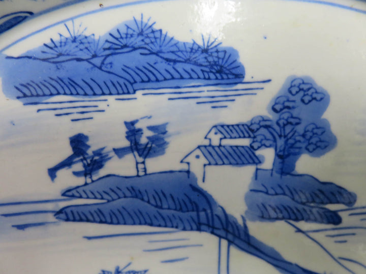 Canton Chinese Blue Tray