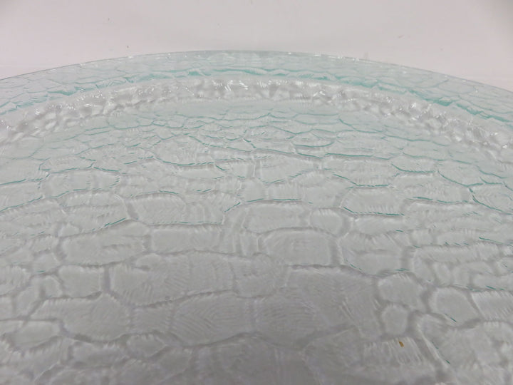 Textured Glass Platter