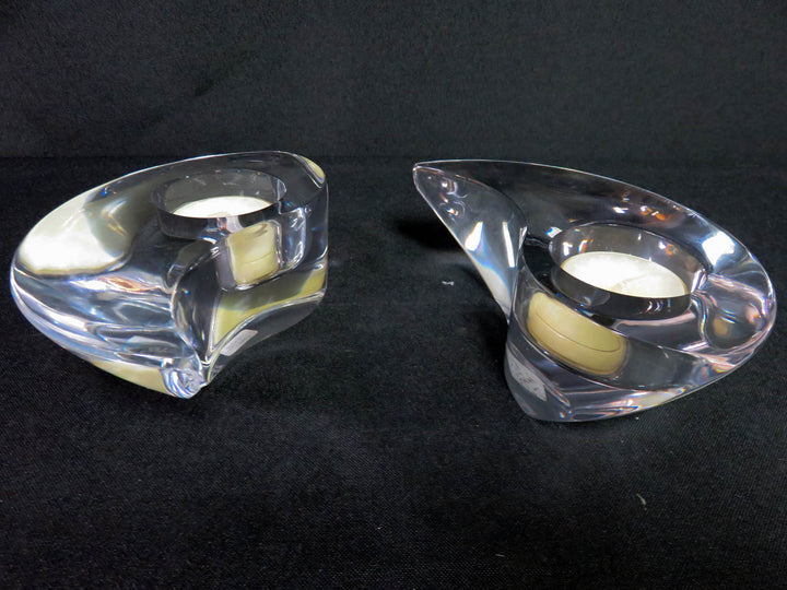 Rogaska Votive Pair