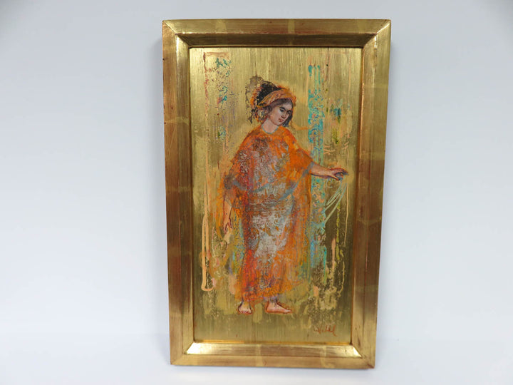 Edna Hibel Original Oil on Panel