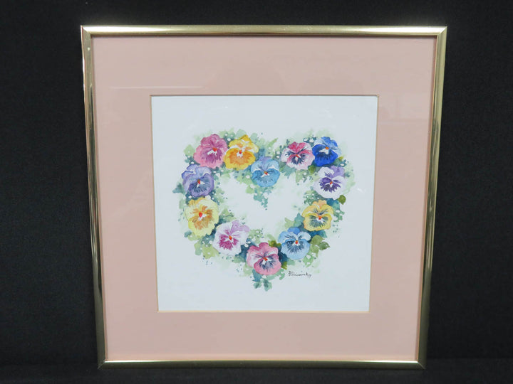 Watercolor Heart Original Painting
