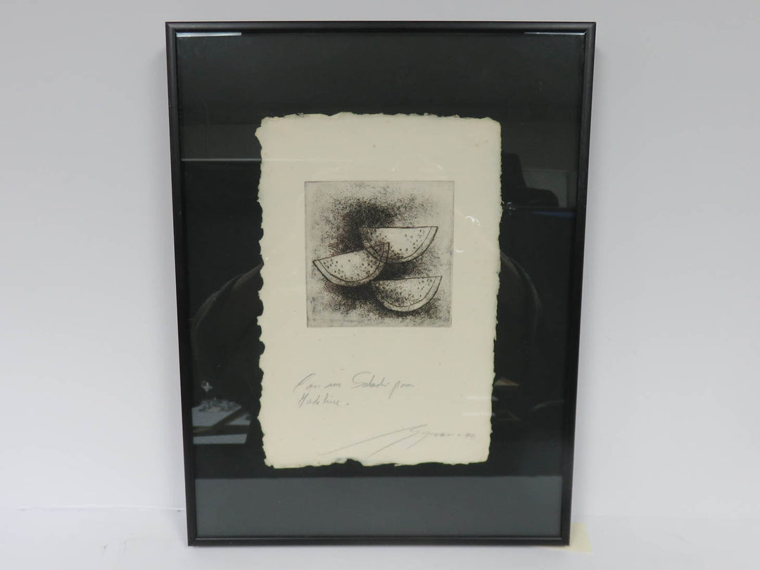 Watermelon Signed Etching