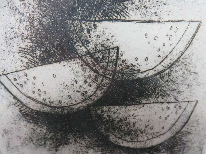 Watermelon Signed Etching