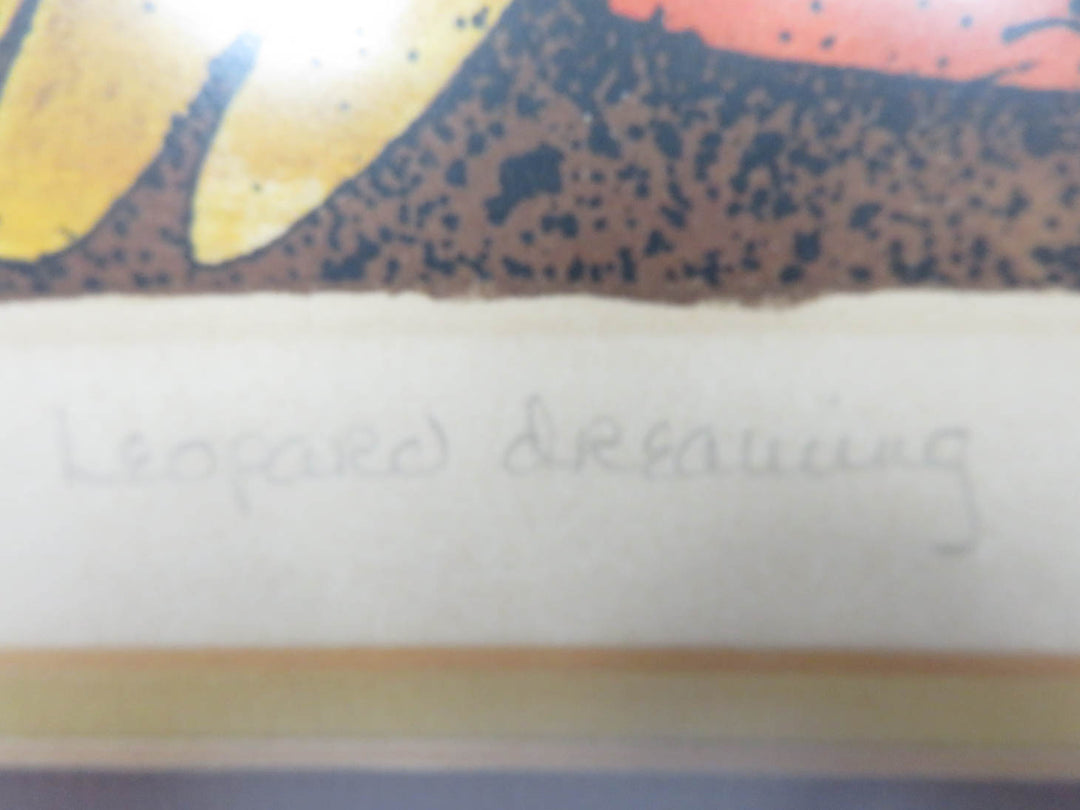 Vintage Signed Lithograph