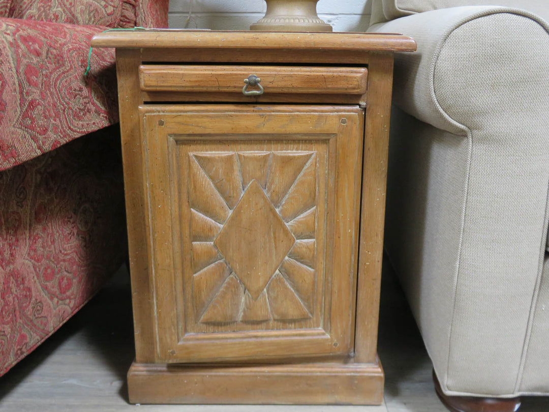 Vintage Oak Side Table