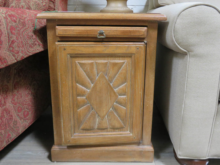 Vintage Oak Side Table
