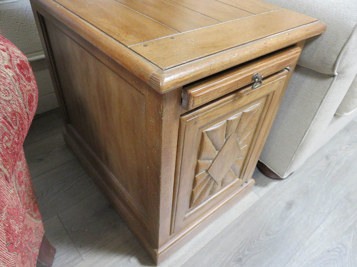 Vintage Oak Side Table