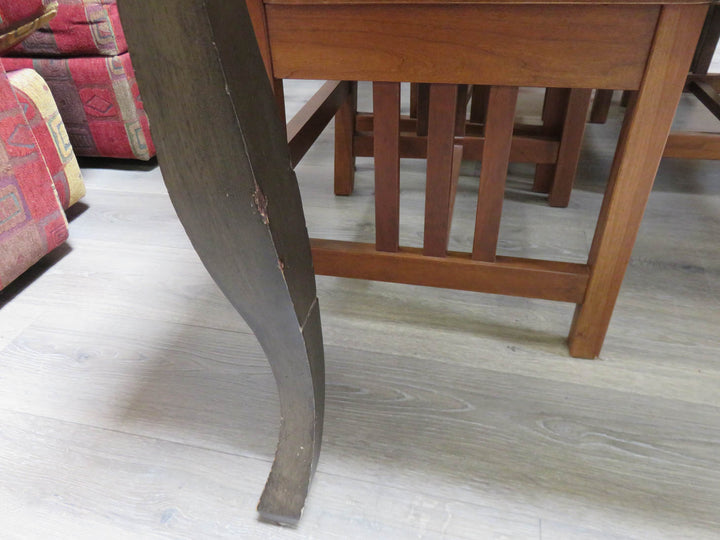 Dark Wood Dining Table