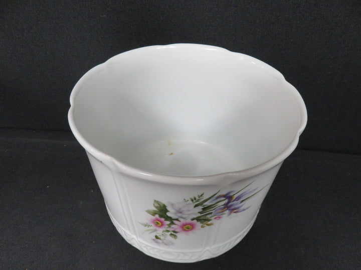 Floral Ceramic Planter