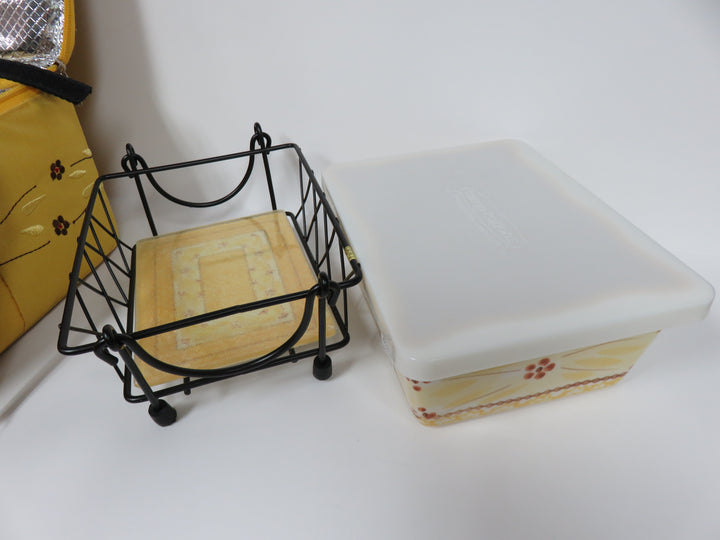 Potable Lidded Casserole Set