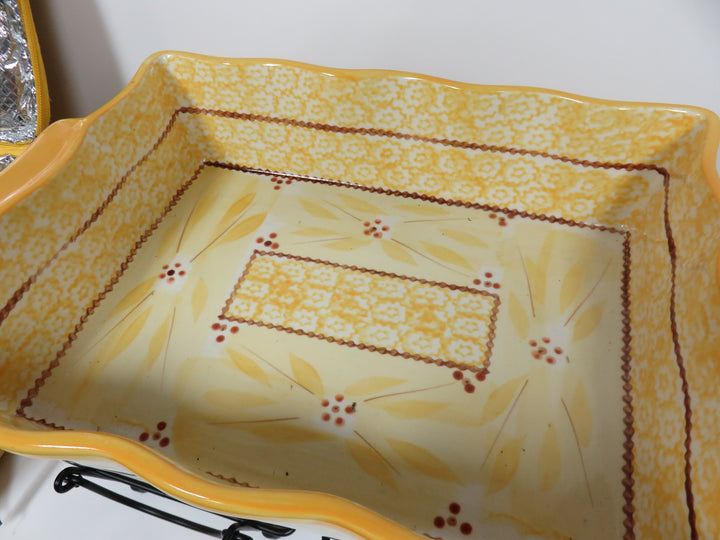 Potable Lidded Casserole Set
