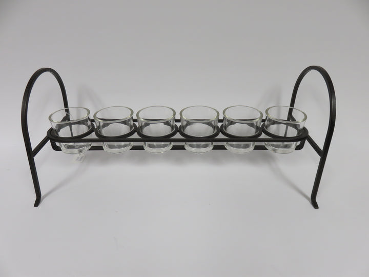 Wrought Iron Linear Votives