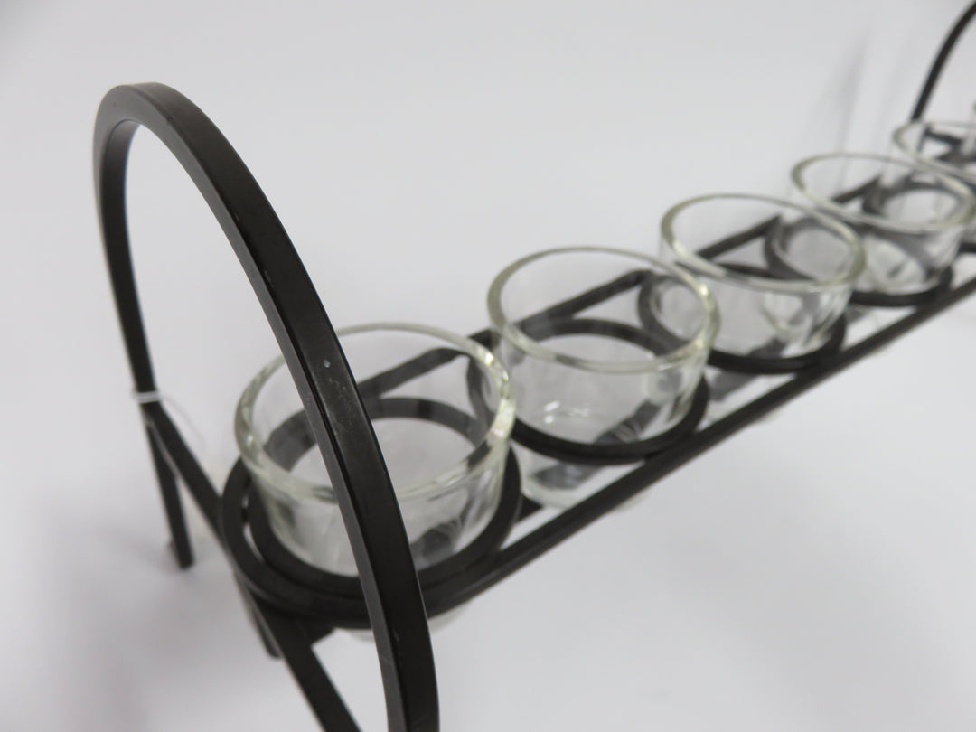 Wrought Iron Linear Votives