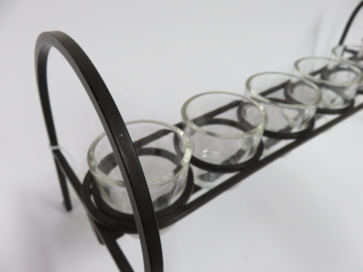Wrought Iron Linear Votives