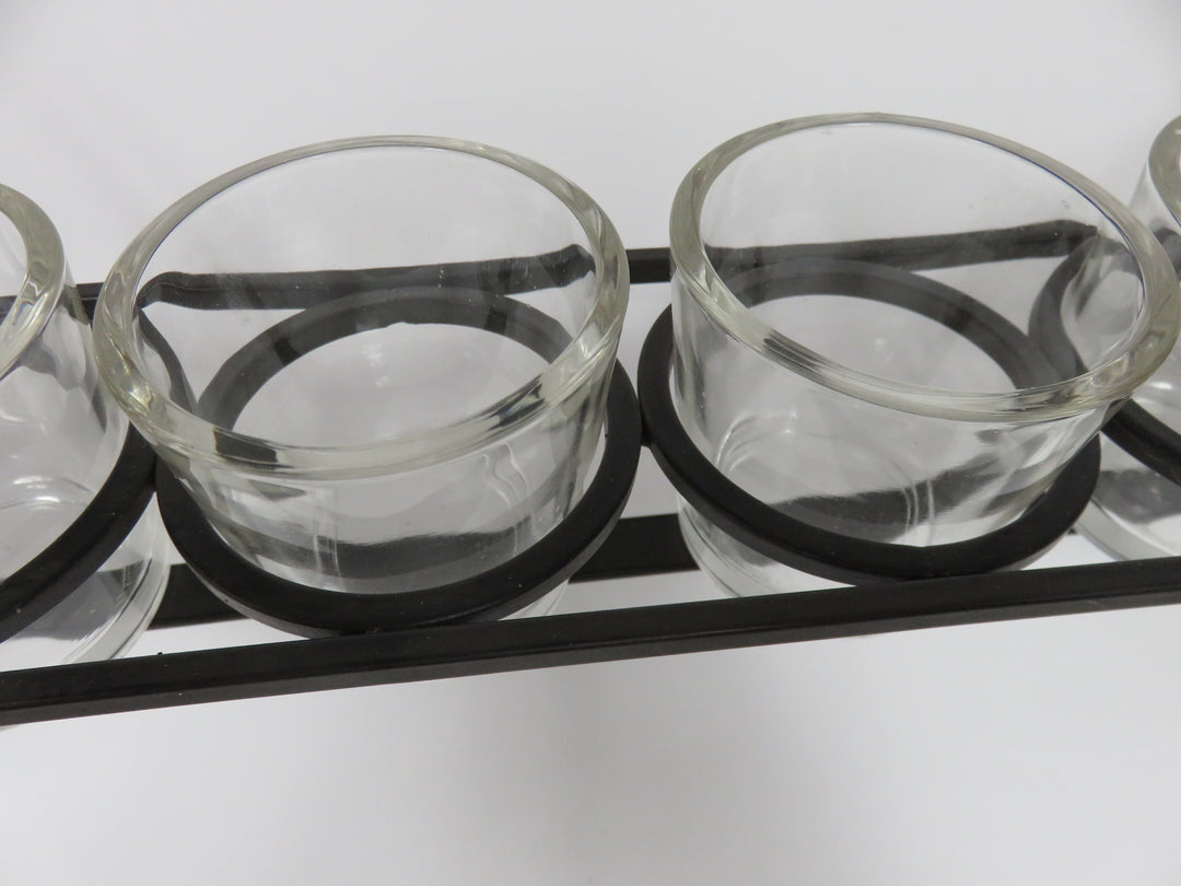 Wrought Iron Linear Votives