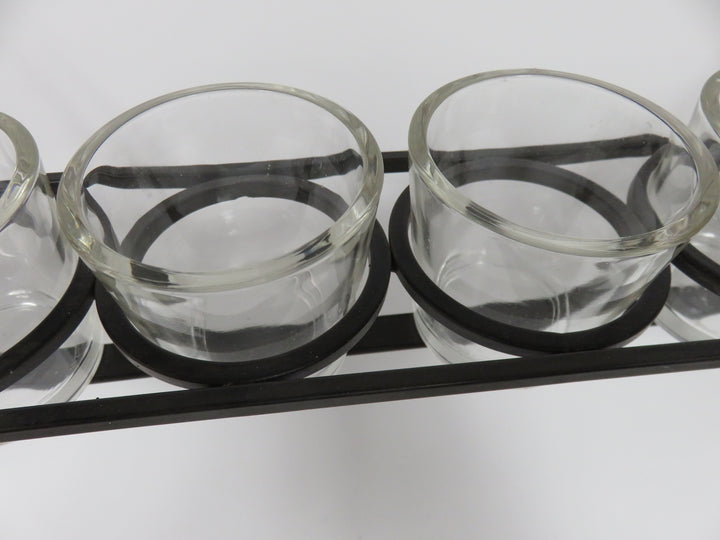 Wrought Iron Linear Votives