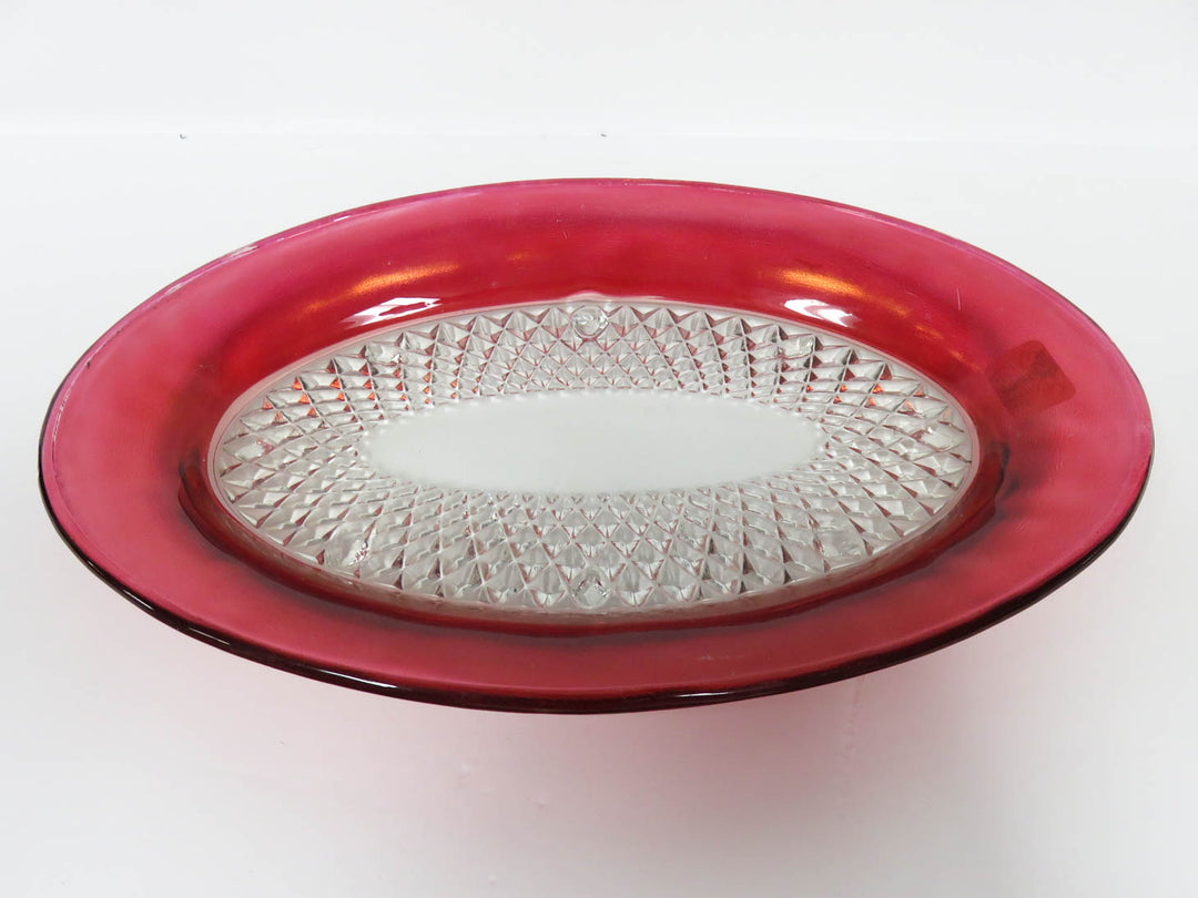 Indiana Glass Covered Butter Dish