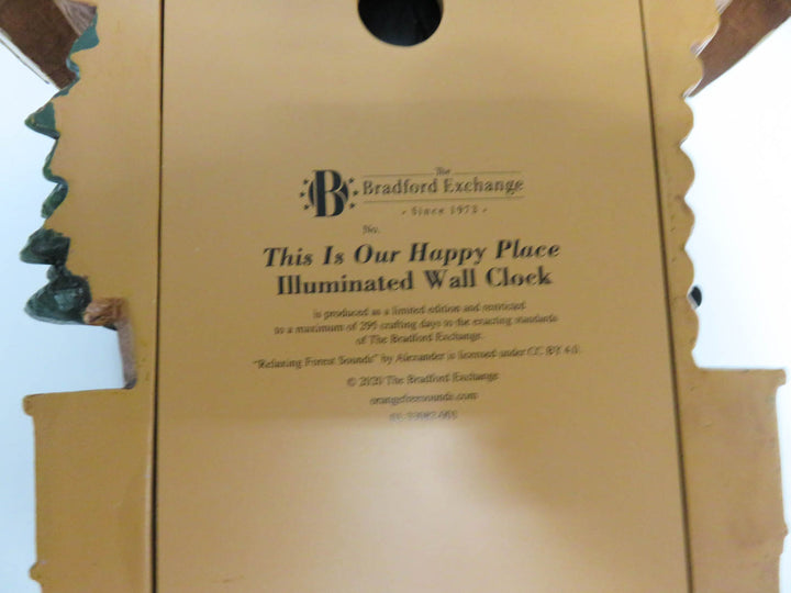 Bradford Exchange Cuckoo Clock