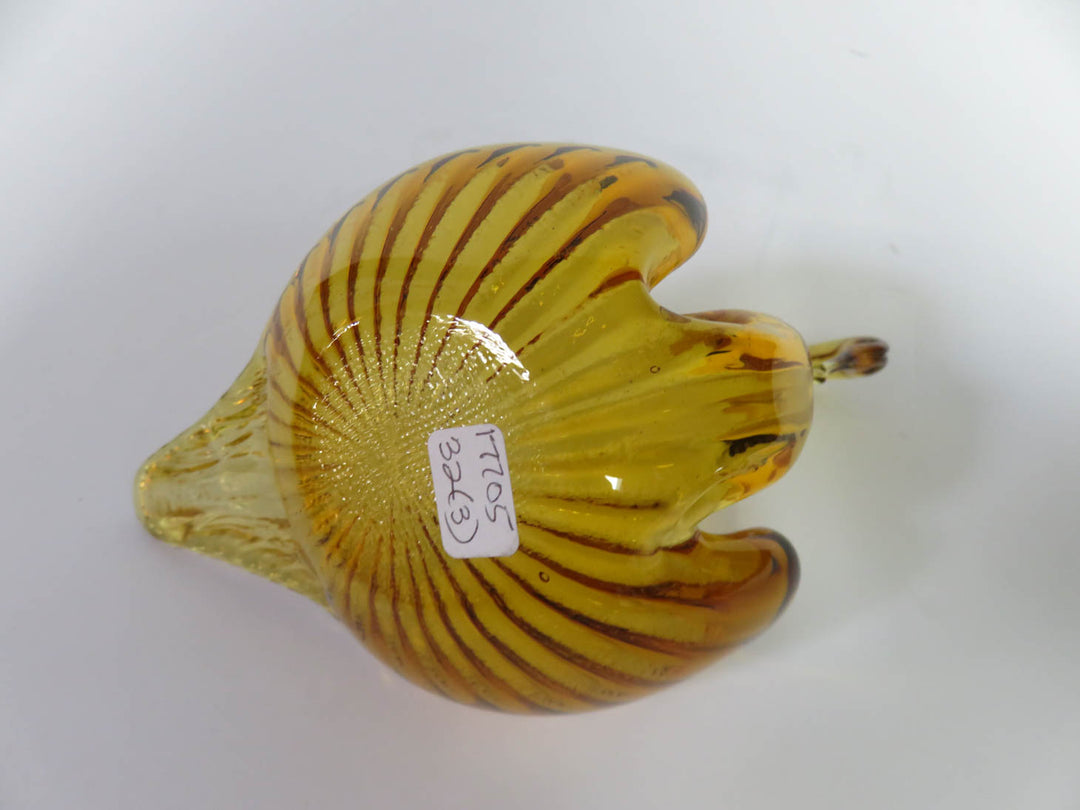 Art Glass Swan Trinket Dishes