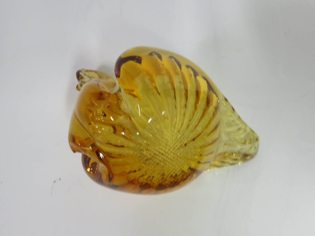 Art Glass Swan Trinket Dishes