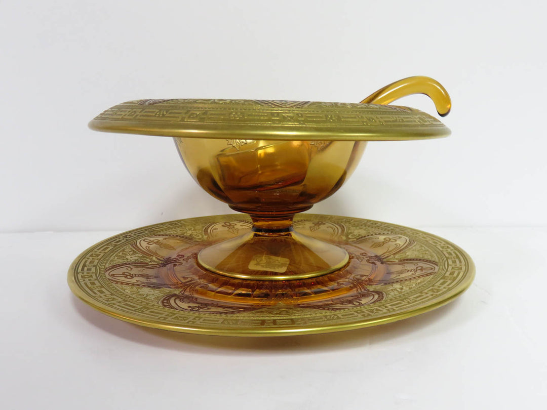 Amber Glass Sauce Set