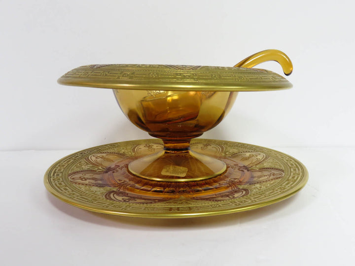 Amber Glass Sauce Set
