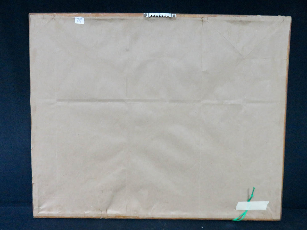 Print With Reverse Painted Mat