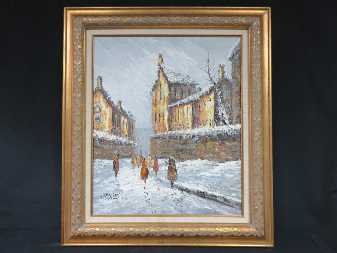 City Scene Original Oil