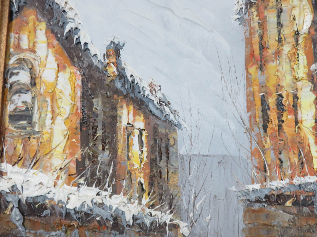 City Scene Original Oil