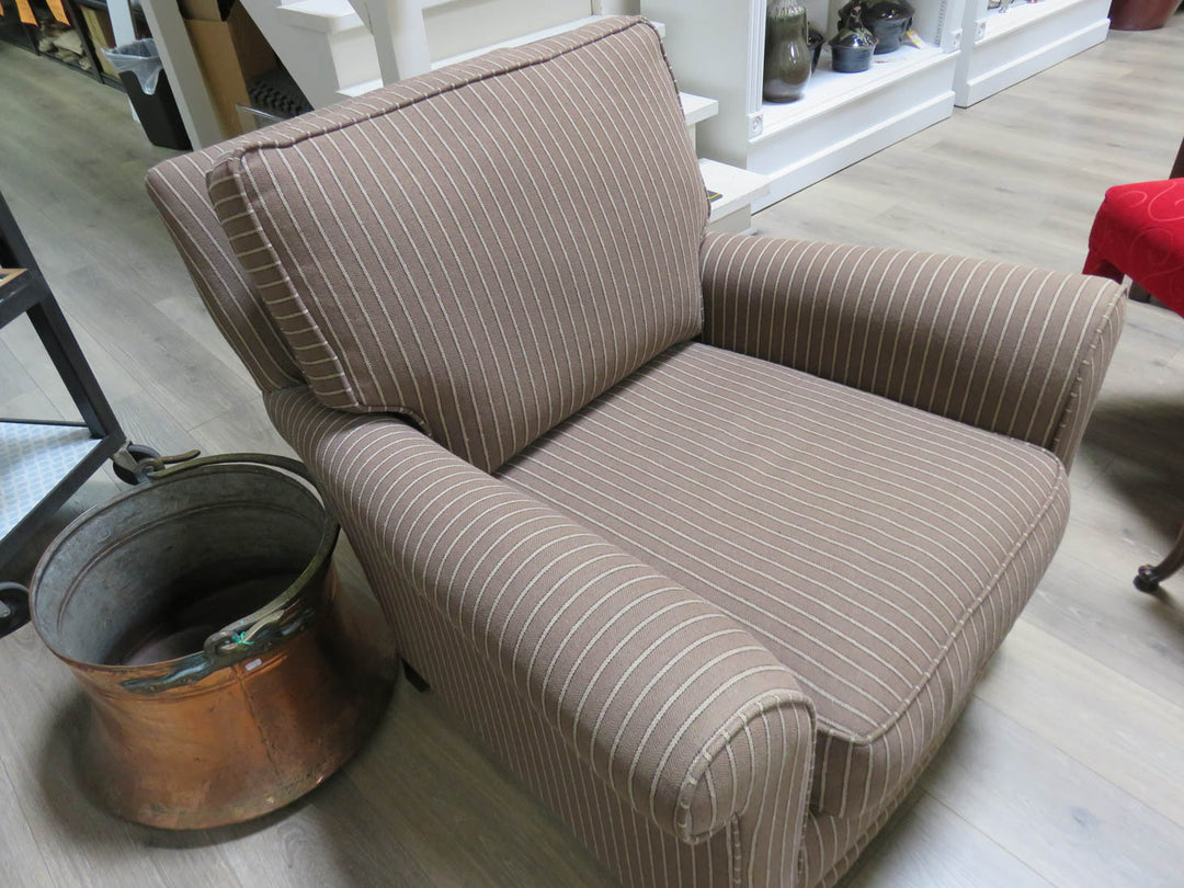 Rowe Striped Armchair