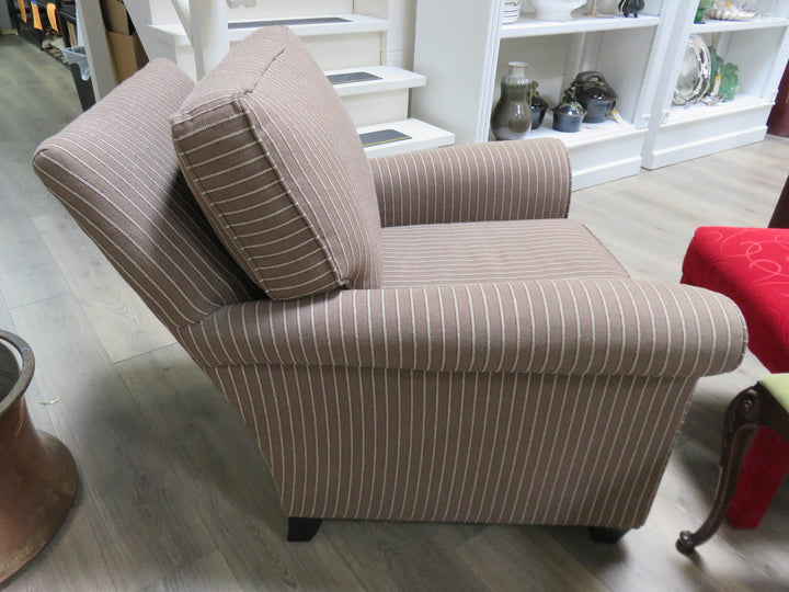 Rowe Striped Armchair