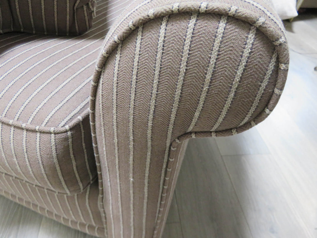 Rowe Striped Armchair