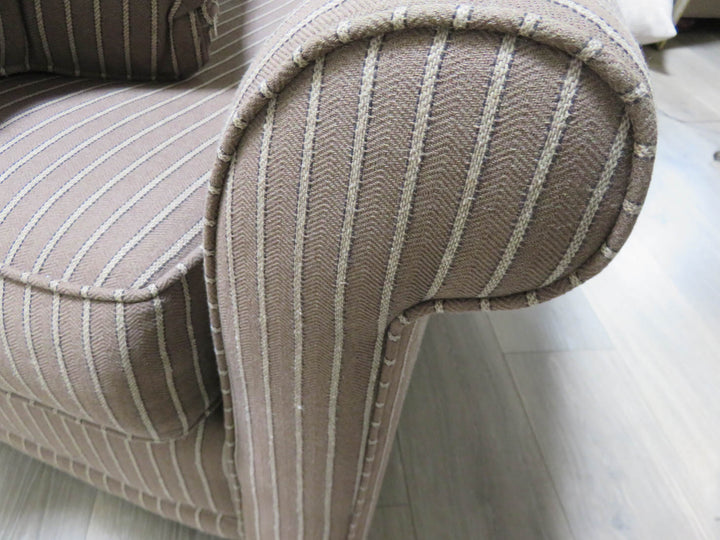 Rowe Striped Armchair