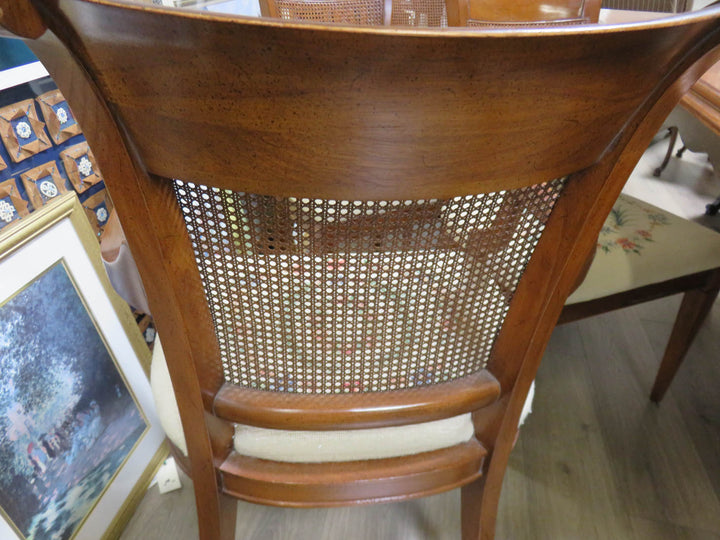 Eight Needlepoint Dining Chairs