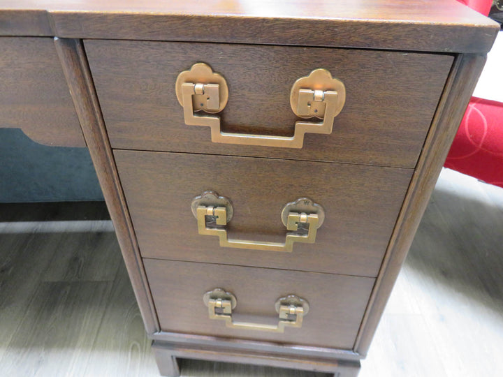 Mahogany Keyhole Writing Desk